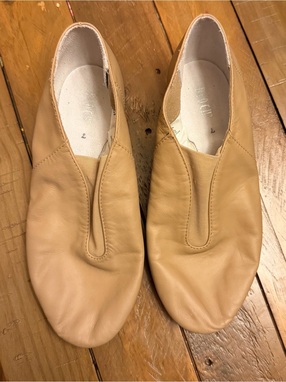 Bloch Tan Jazz Shoes Ballet Shoes Size 7 Womens